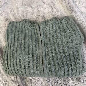 Cropped Green Sweater